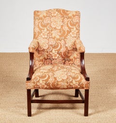 Georgian Mahogany Gainsborough Chair
