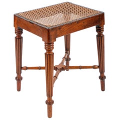 Georgian Mahogany Gillows Design Stool