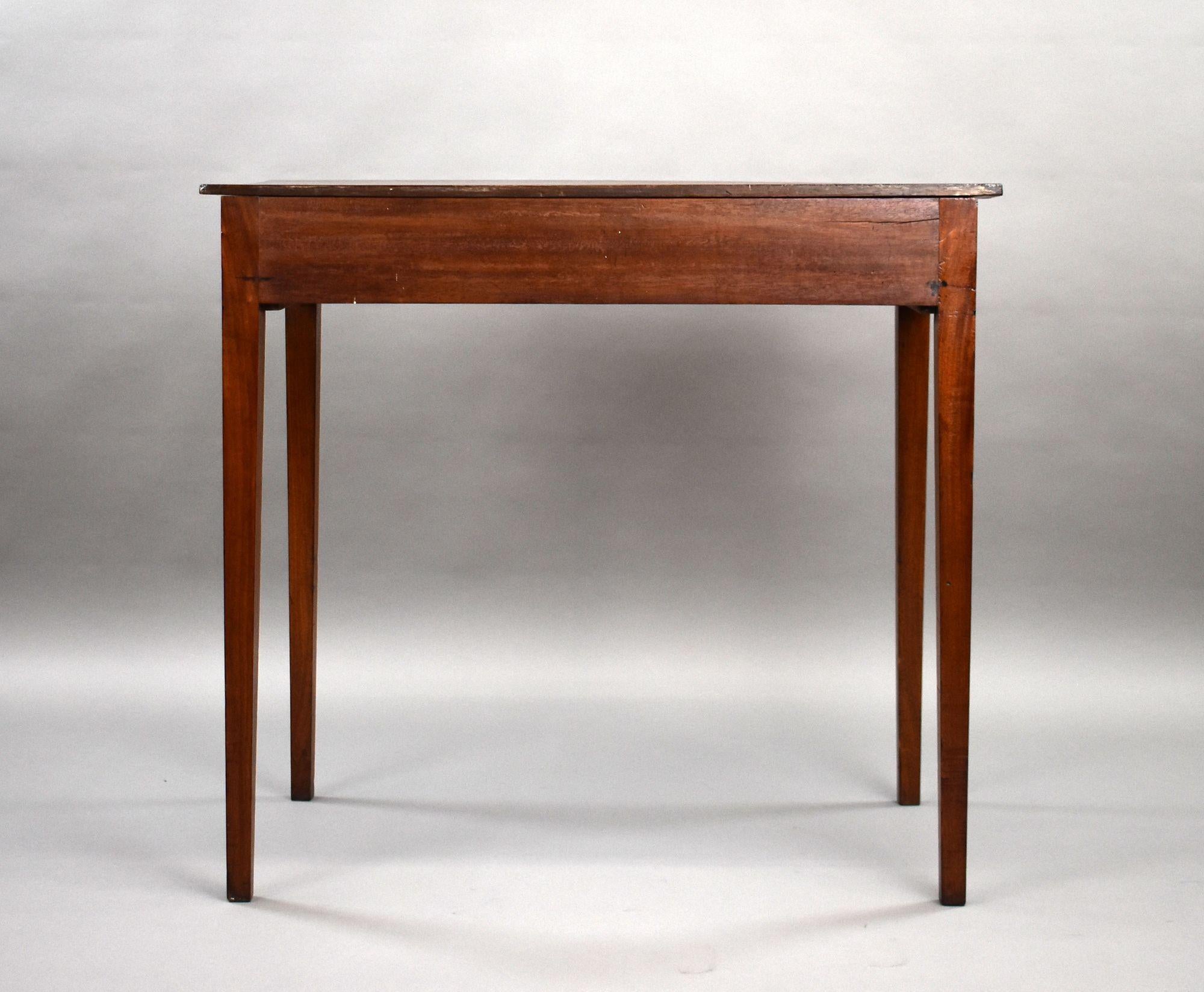 19th Century Georgian Mahogany Hall Table For Sale