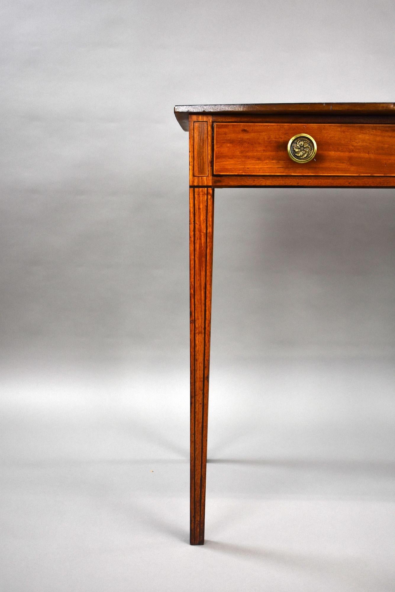 Georgian Mahogany Hall Table For Sale 2