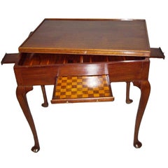 Georgian Mahogany Irish Games Table