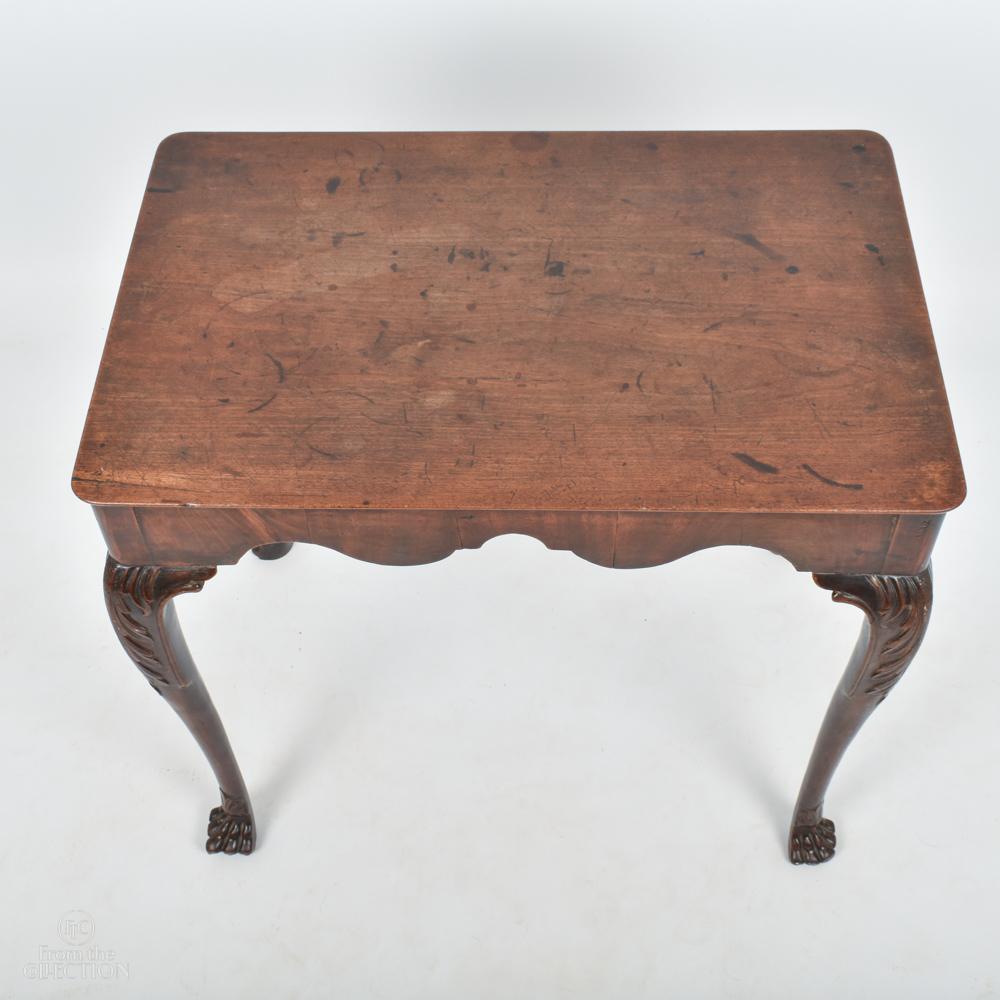 Georgian Mahogany Irish Silver Table, circa 1770 In Good Condition In Lincoln, GB