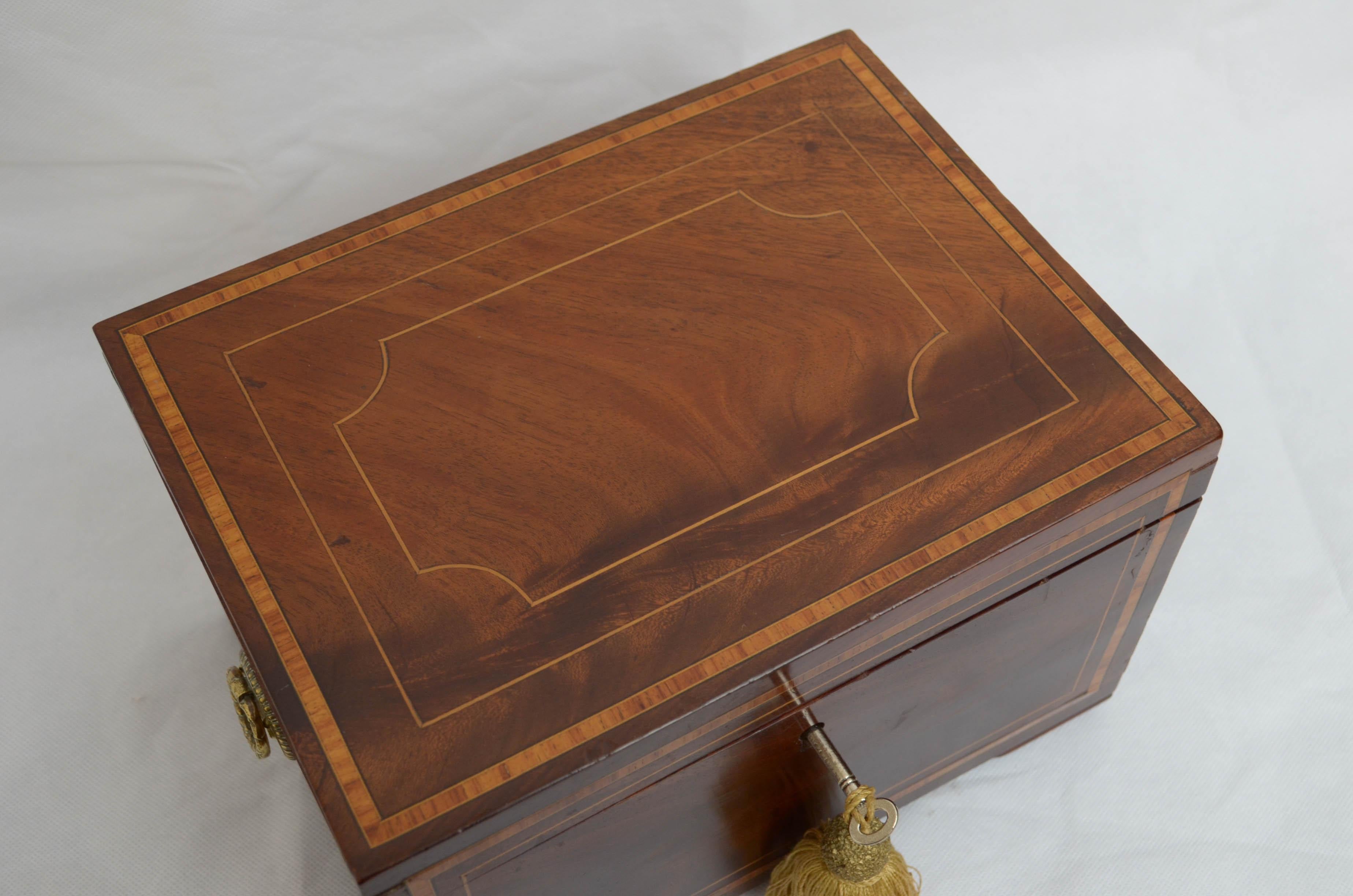 mahogany jewellery box