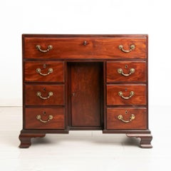 Georgian Mahogany Kneehole Desk, c.1800