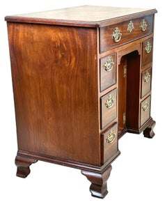 Georgian Mahogany Kneehole Desk
