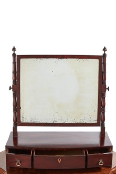 Georgian Mahogany Ladies Dressing Table Mirror