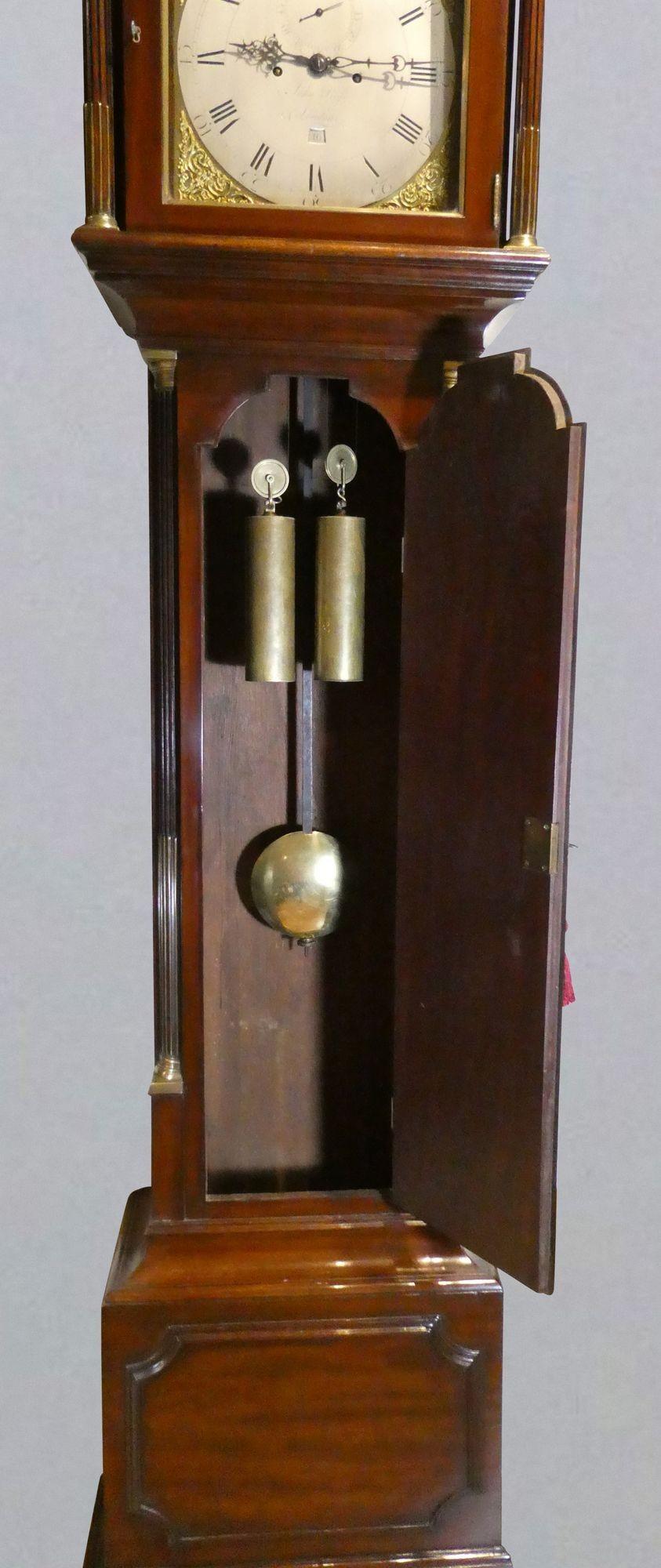 Georgian Mahogany Longcase Clock By John Ross, London For Sale 4