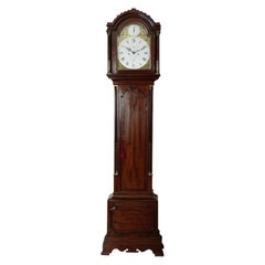 Georgian Mahogany Longcase Clock by John Ross, London