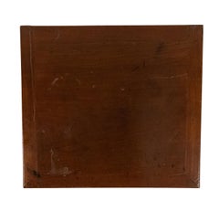 Georgian Mahogany Low End Table With Lift Top