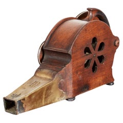 Antique Georgian Mahogany Mechanical Bellows