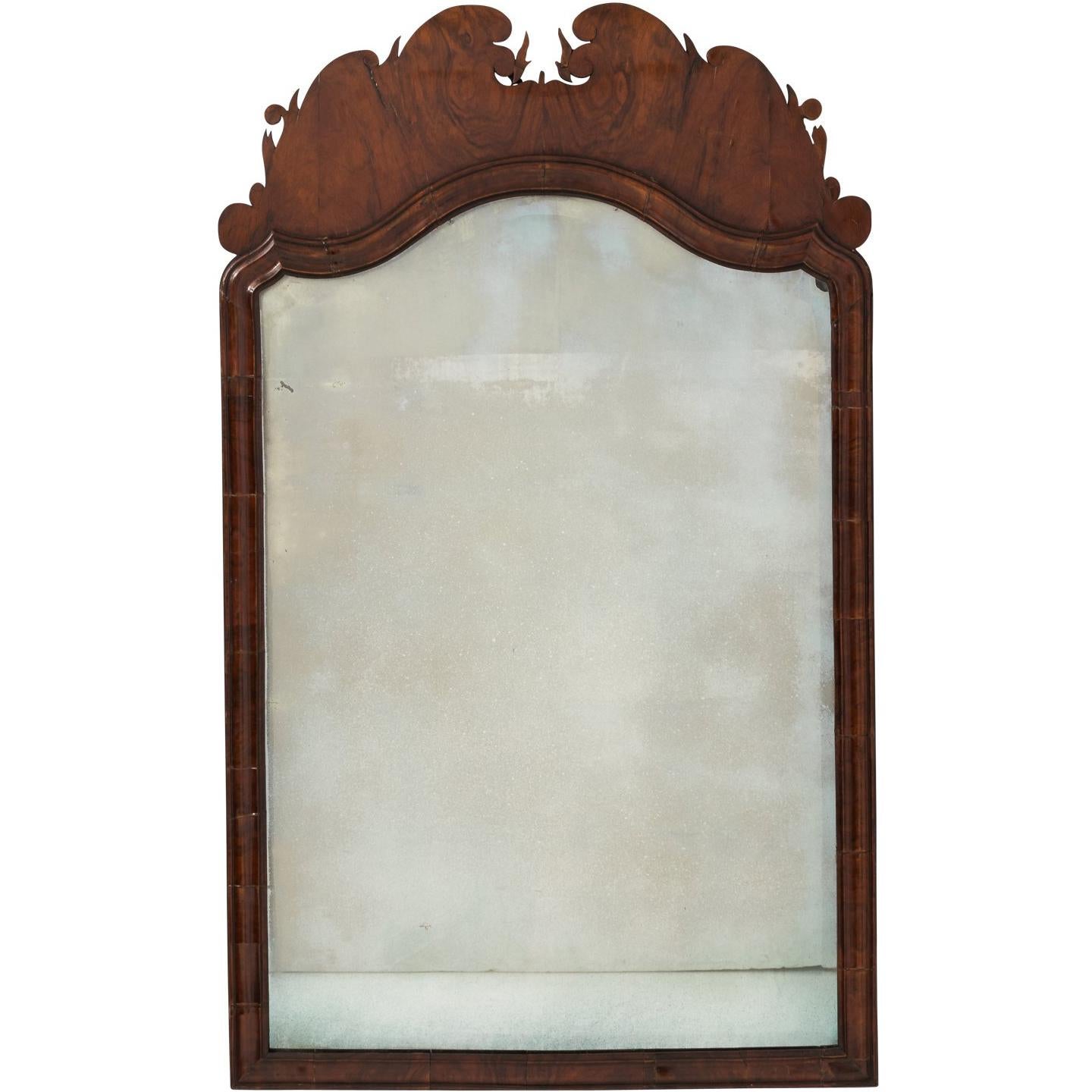 Georgian Mahogany Mirror, circa Late 18th Century For Sale
