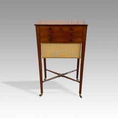 Georgian mahogany Needlework Table