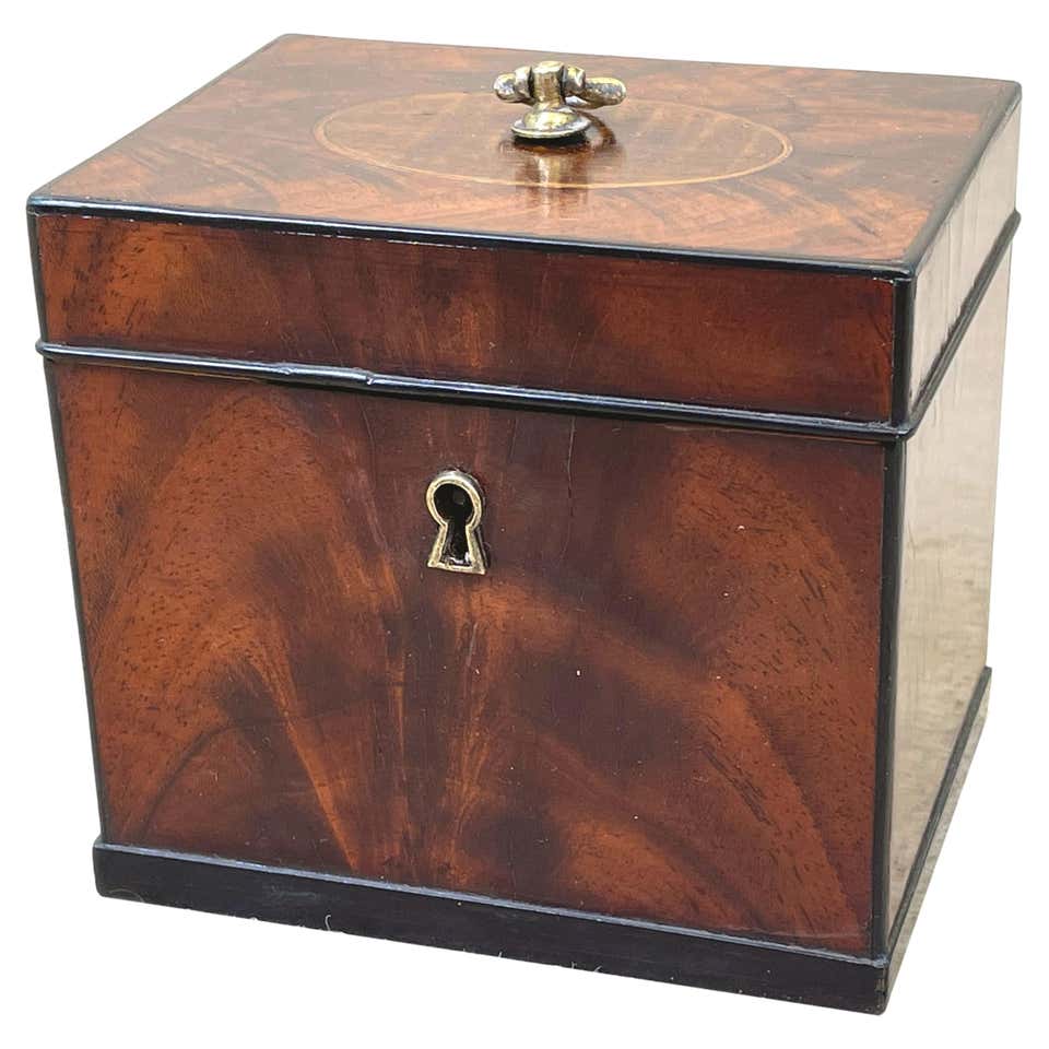 Script Tea Caddy Antique and Vintage Tea Caddies - 520 For Sale at 1stDibs | antique tea ...