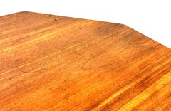 Georgian Mahogany Octagonal Wine Table