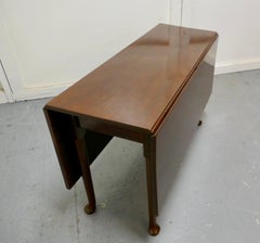 Georgian Mahogany Pad foot Drop-Leaf Cottage Diner