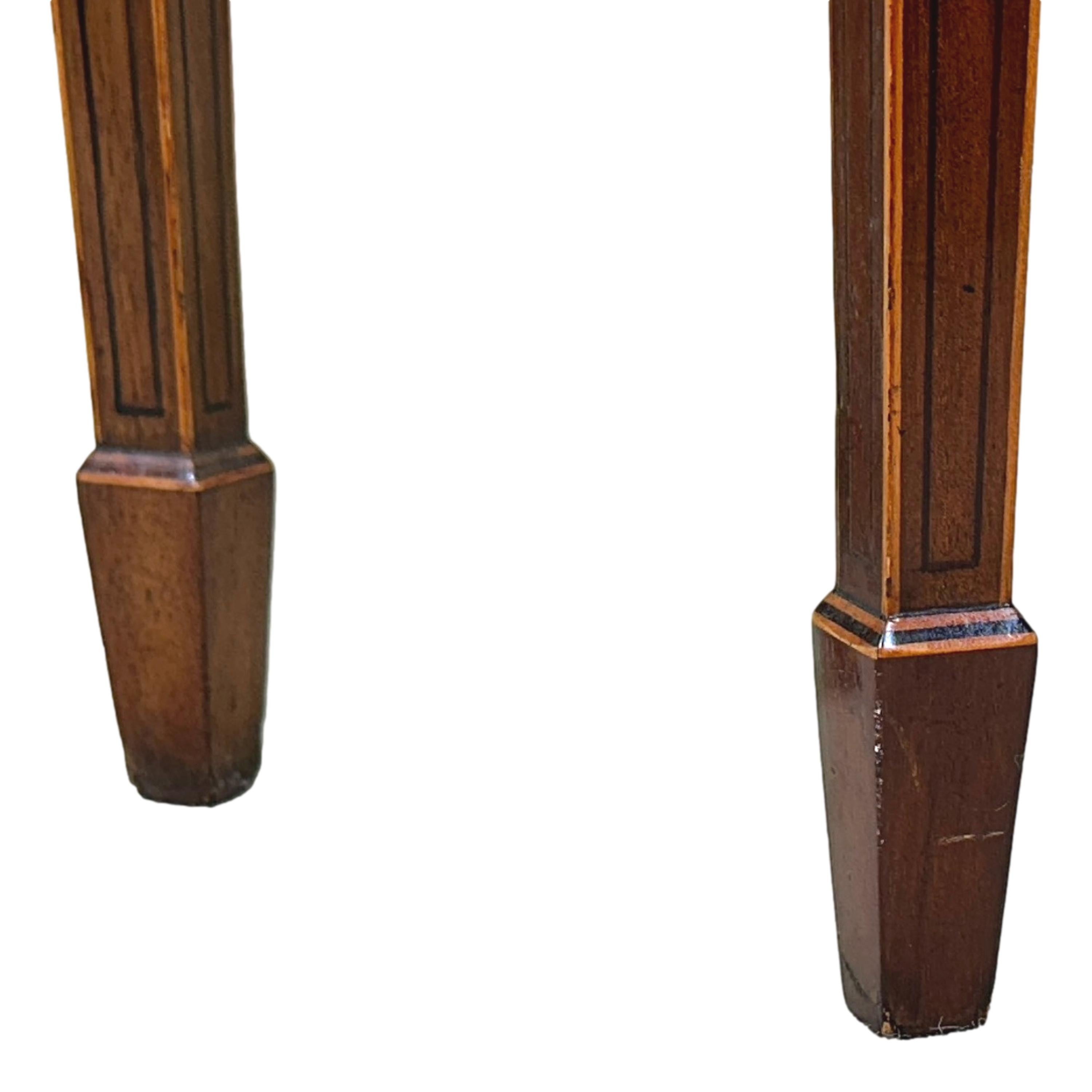 Georgian Mahogany Pair Of Card Tables For Sale 3