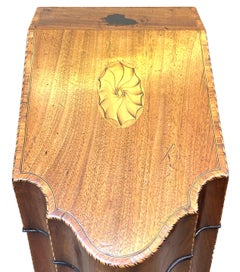 Coppia di scatole per coltelli in mogano georgiano