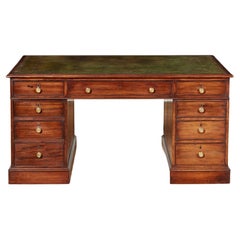 Georgian Mahogany Partners' Desk