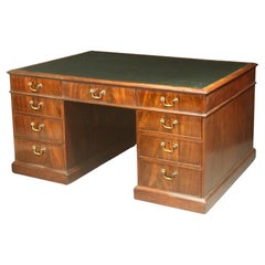 Antique Georgian Mahogany Partners Desk