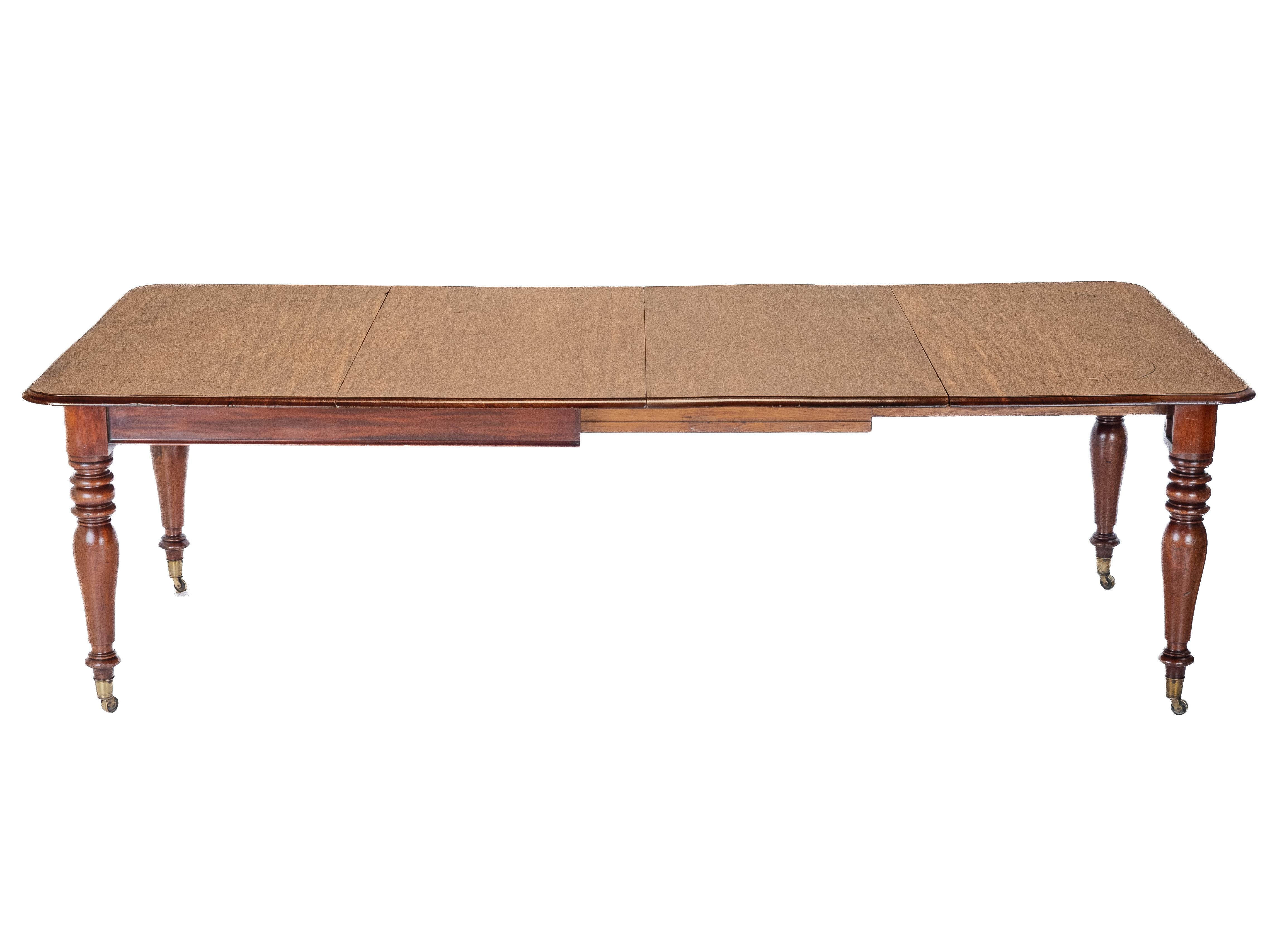 Early 19th Century Mahogany Pull-out Extending 8ft Dining Table c1830 (Georgian) For Sale 7