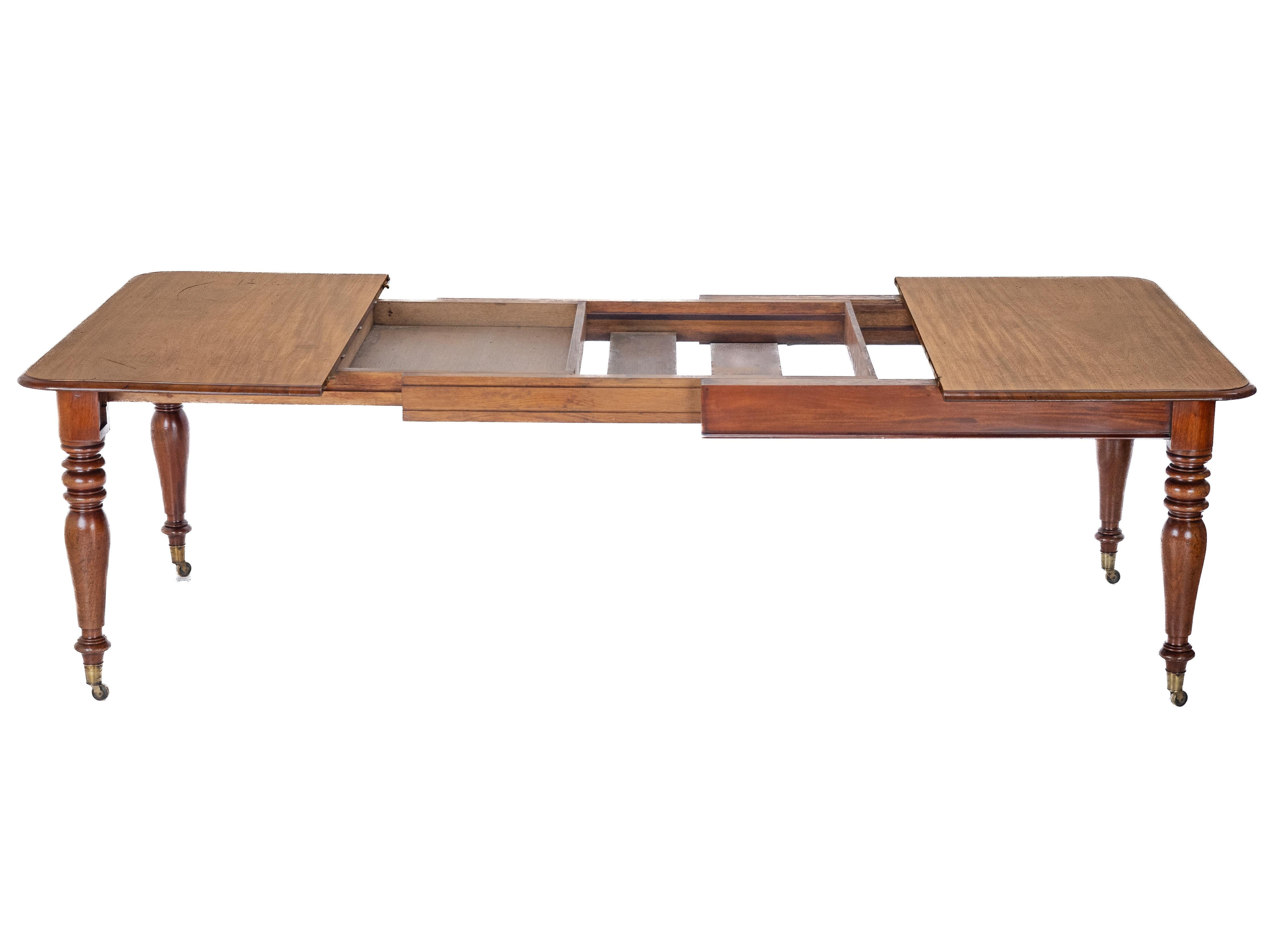 Early 19th Century Mahogany Pull-out Extending 8ft Dining Table c1830 (Georgian) For Sale 9