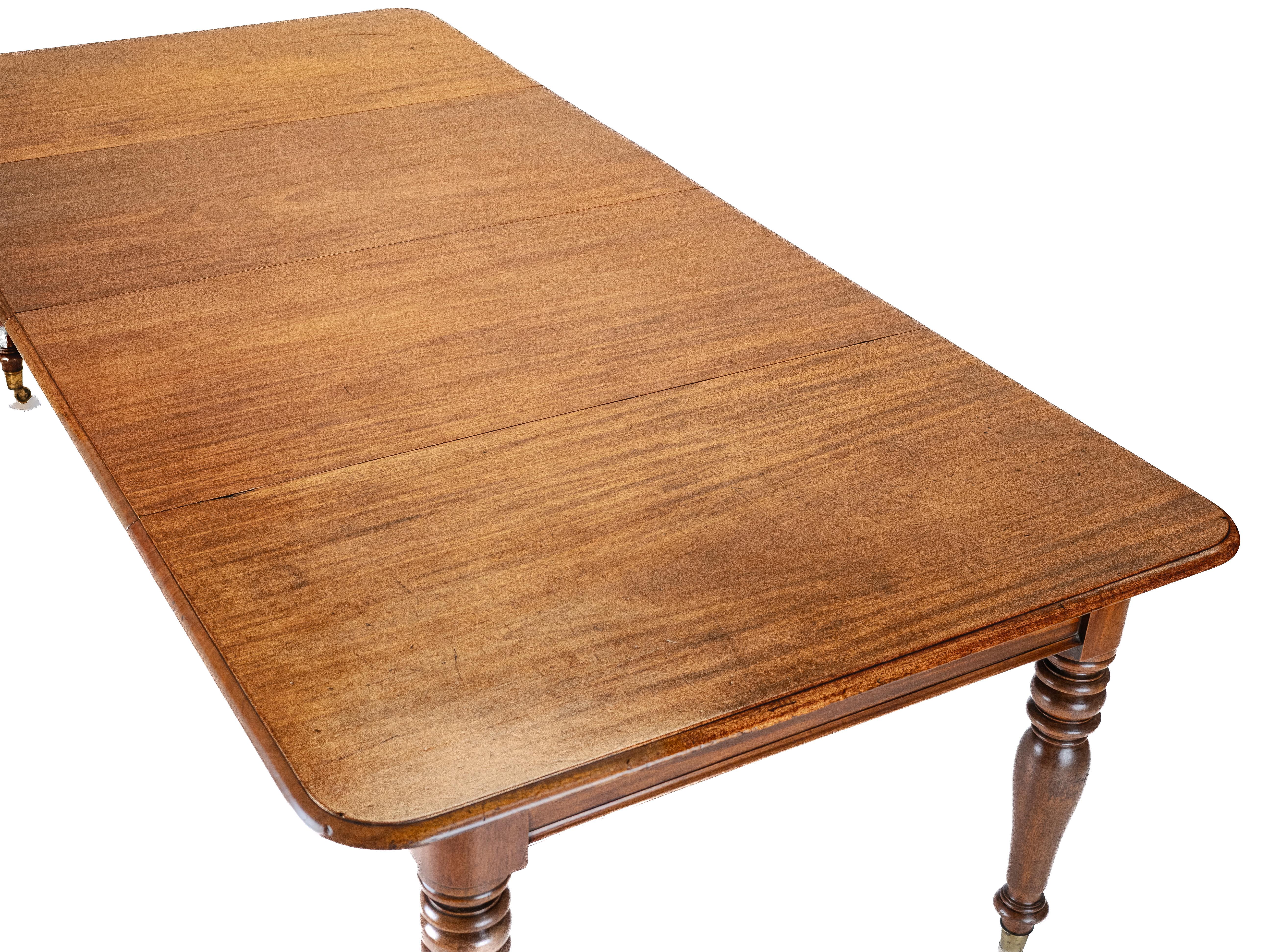 Early 19th Century Mahogany Pull-out Extending 8ft Dining Table c1830 (Georgian) For Sale 1