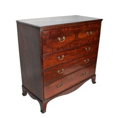 18th Century Georgian Mahogany Secretaire Desk Chest