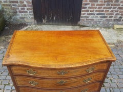 Georgian Mahogany Serpentine Chest of Drawers