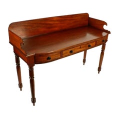 Georgian Mahogany Serving Table, 19th Century