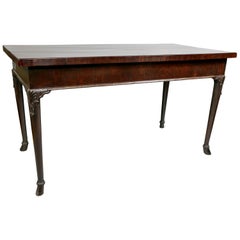 Georgian Mahogany Serving Table, Possibly Irish