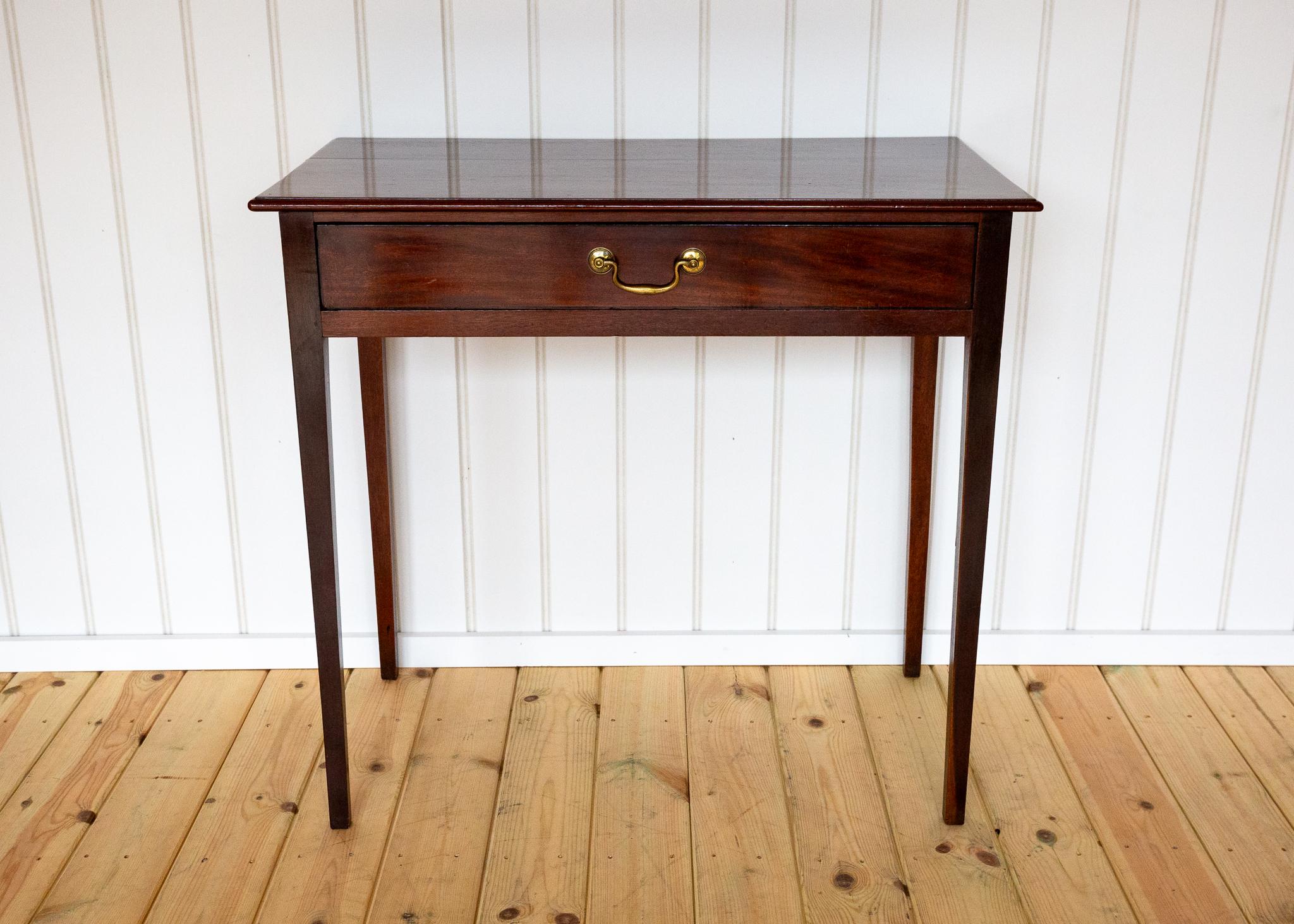 Table d'appoint à console en acajou Georgian Antique Country House Début du 19ème siècle en vente 5