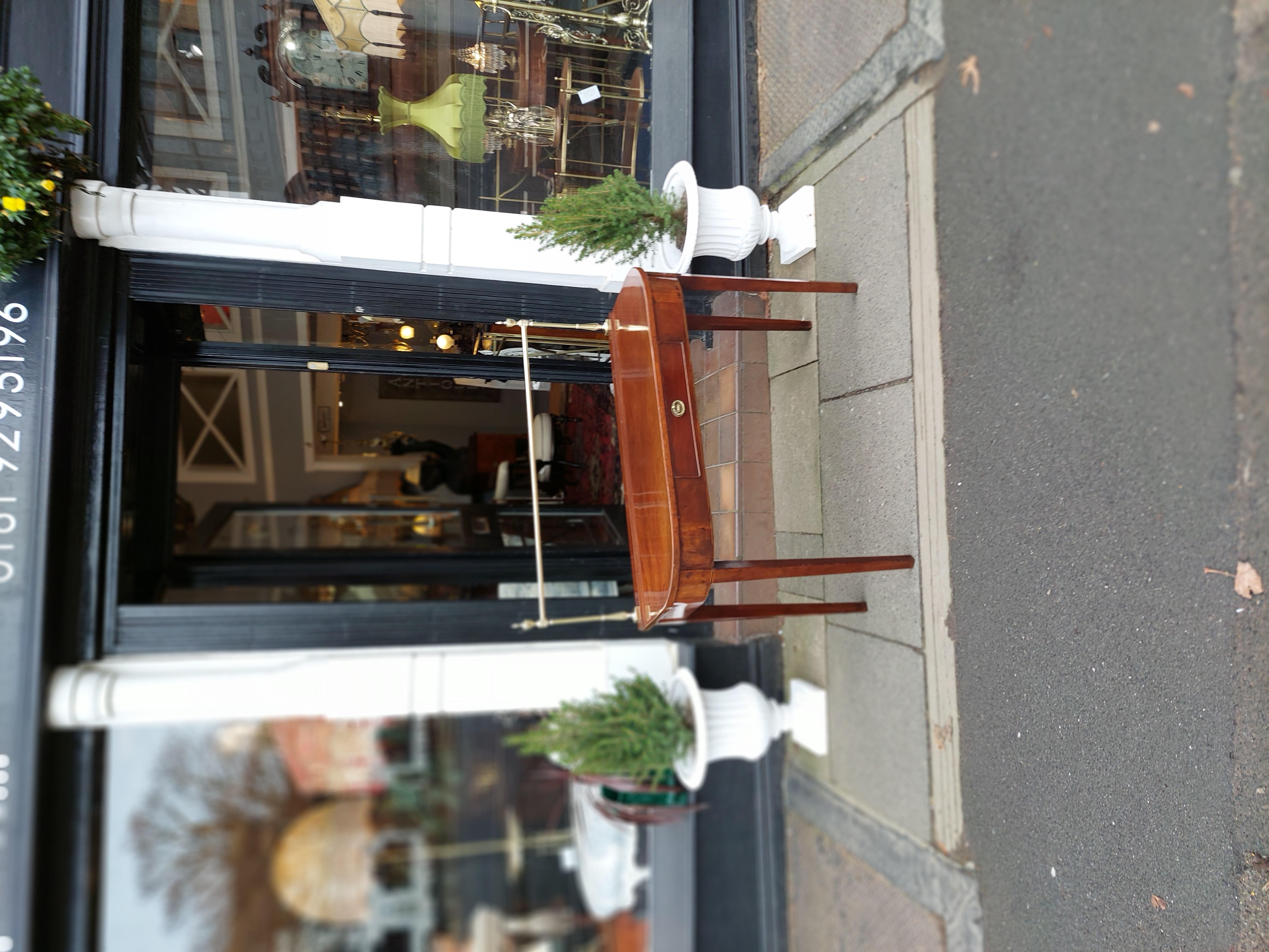 Sheraton Georgian Mahogany Side Hall Table For Sale