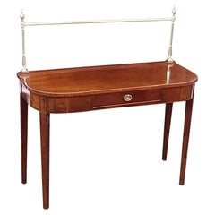 Mesa auxiliar de salón georgiana de caoba