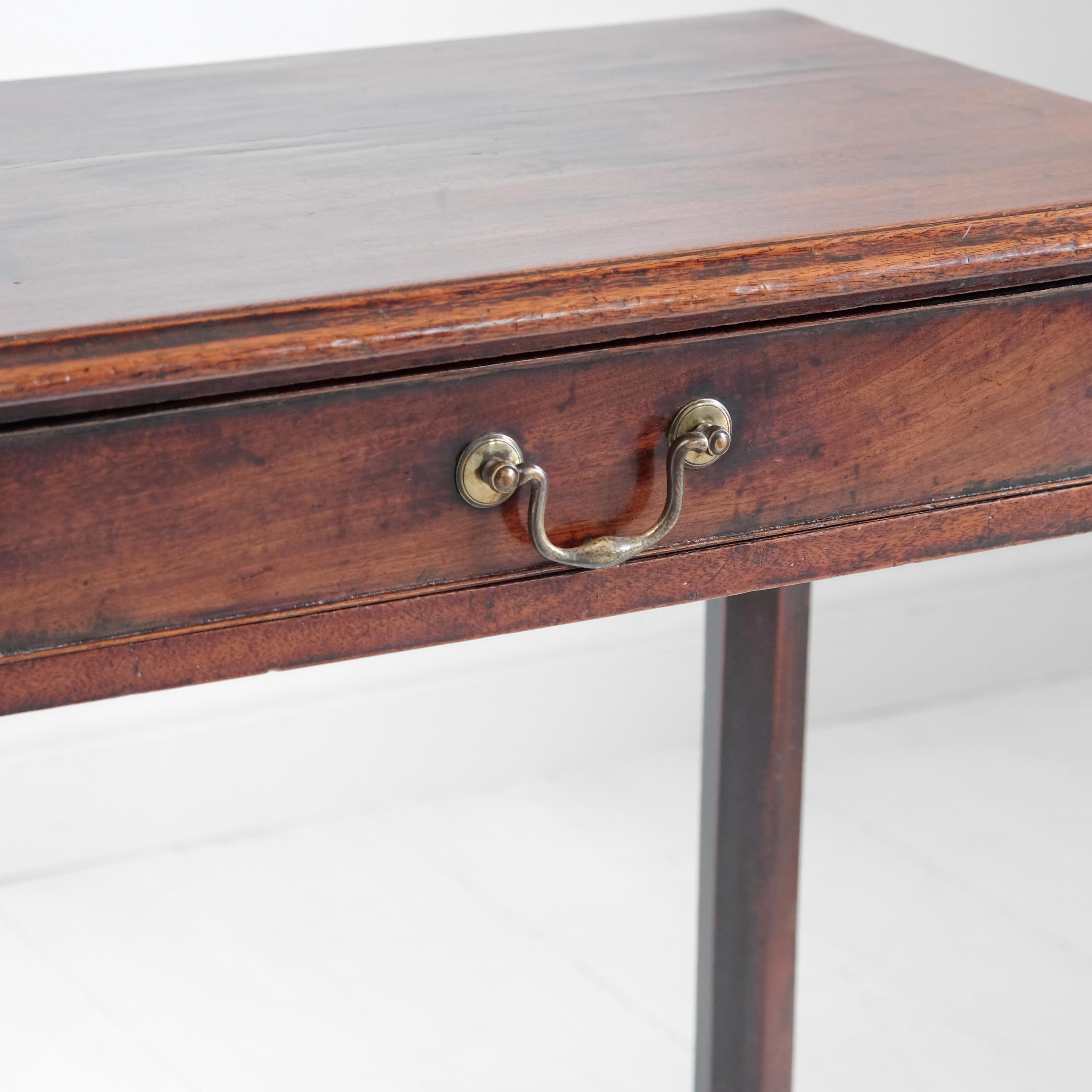 Georgian Mahogany Side Table, English, Simple Design, Small, Early 19th Century 1