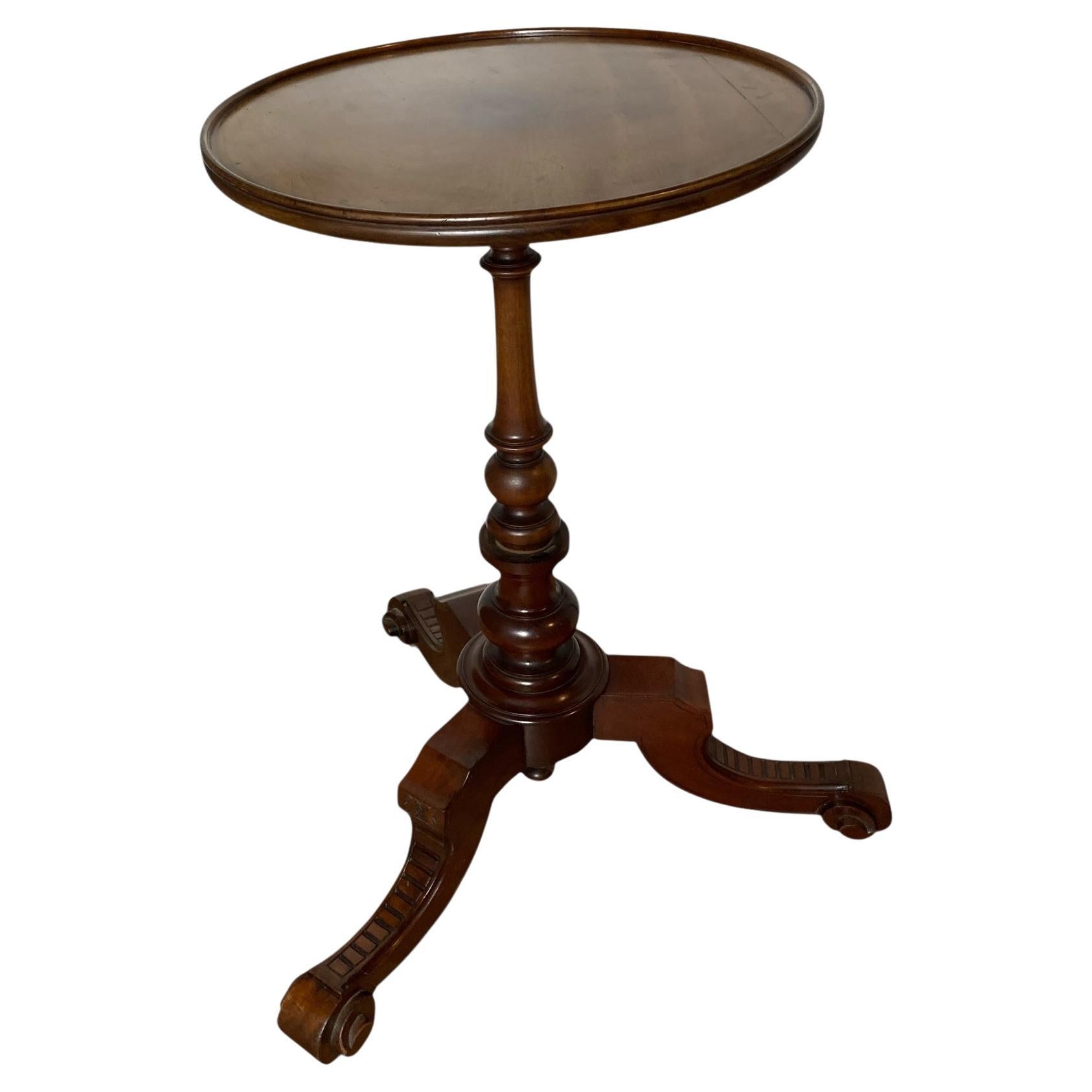 Georgian Mahogany Side, Wine Table or Plant Stand