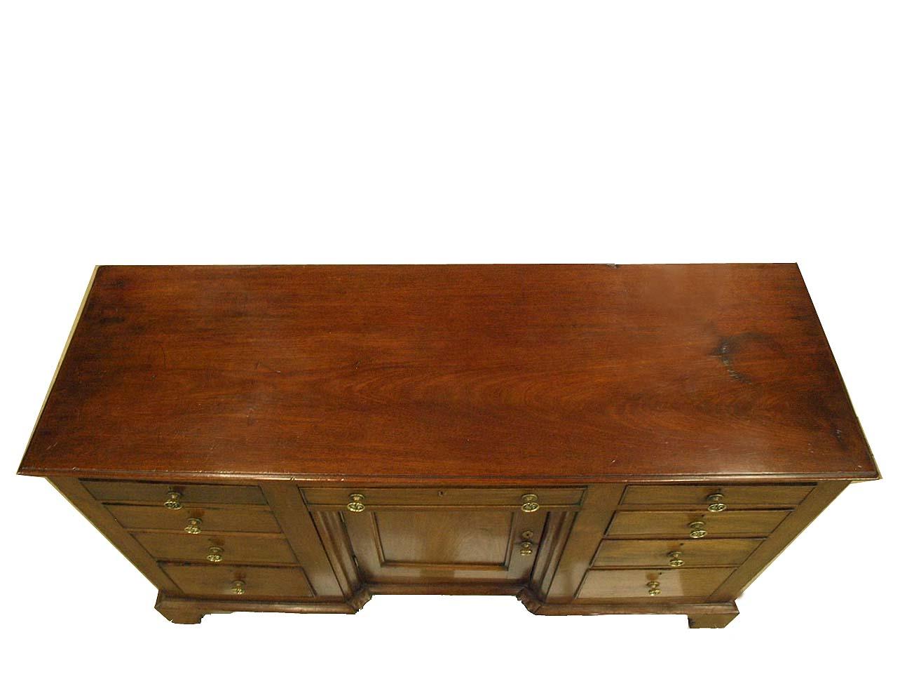 Mid-19th Century Georgian Mahogany Sideboard For Sale