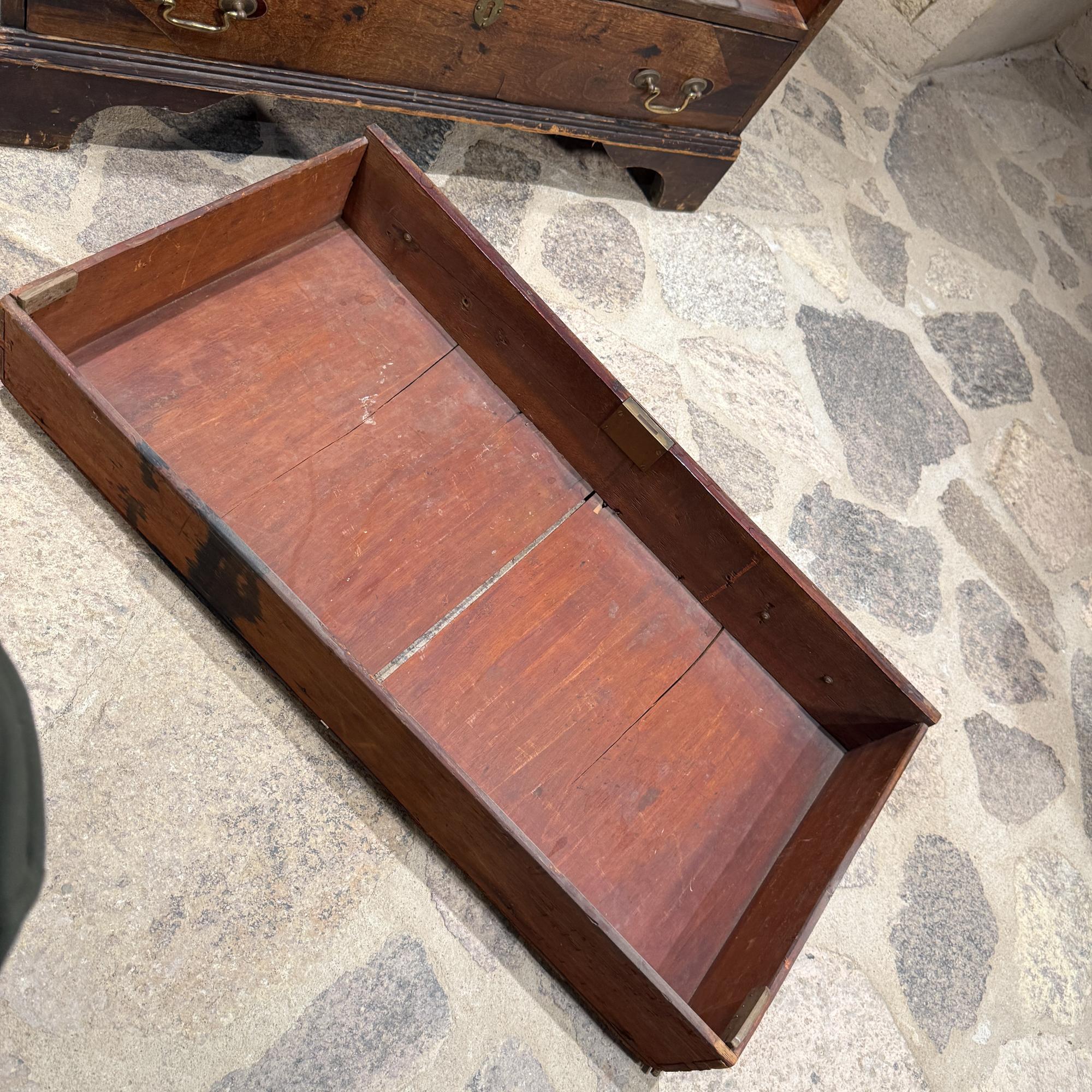 Georgian Mahogany Slant Front Secretary Desk Adam Style Slant-Front Bureau in vendita 9