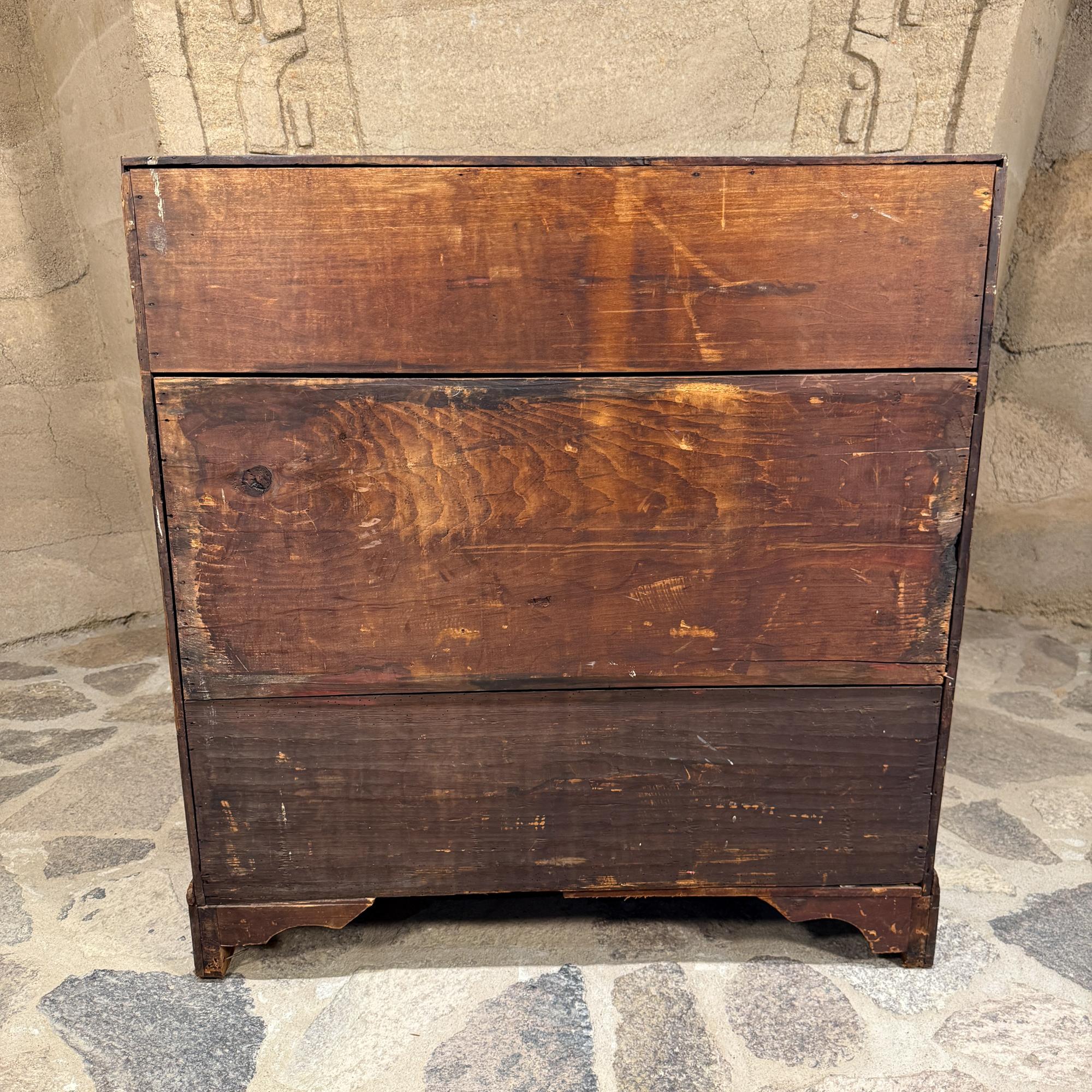 Mogano Georgian Mahogany Slant Front Secretary Desk Adam Style Slant-Front Bureau in vendita