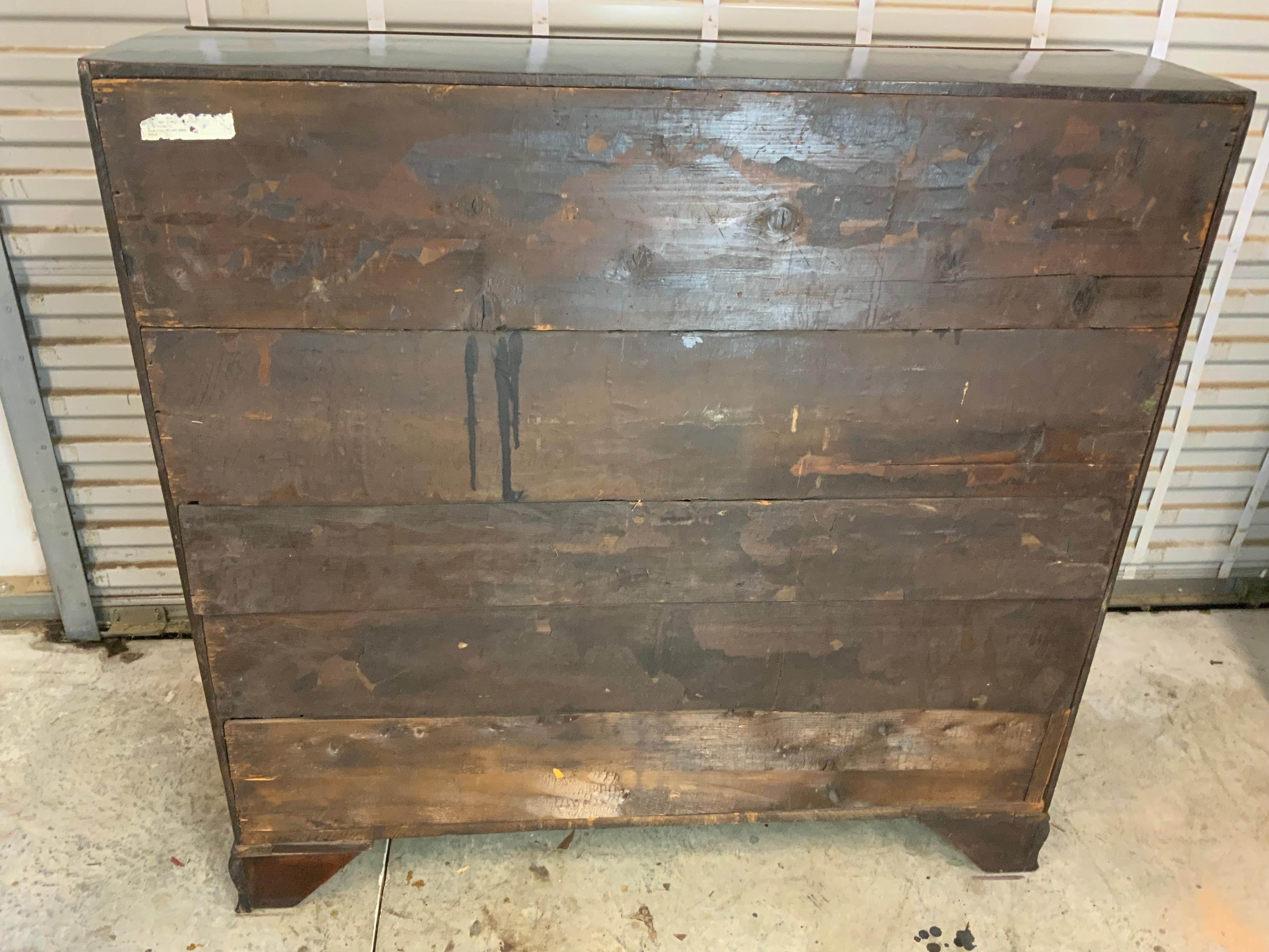Georgian Mahogany Slant Front Secretary Desk 7