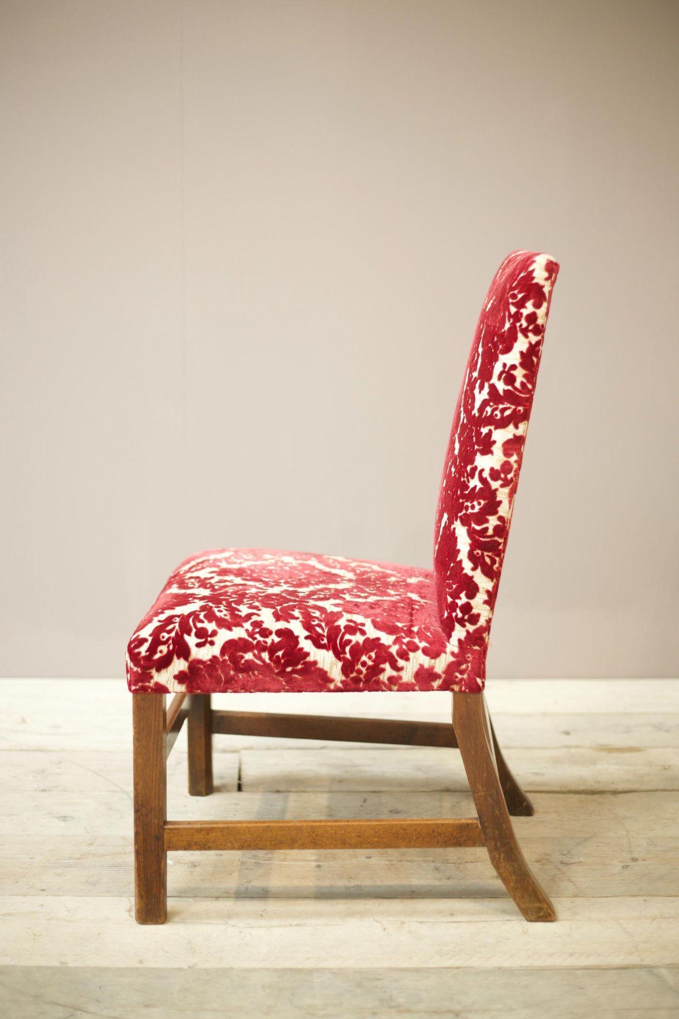 Georgian Mahogany Slipper Chair For Sale 1
