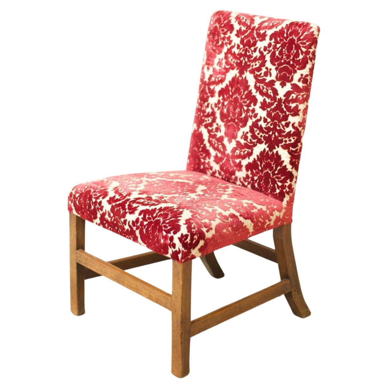 Georgian Mahogany Slipper Chair