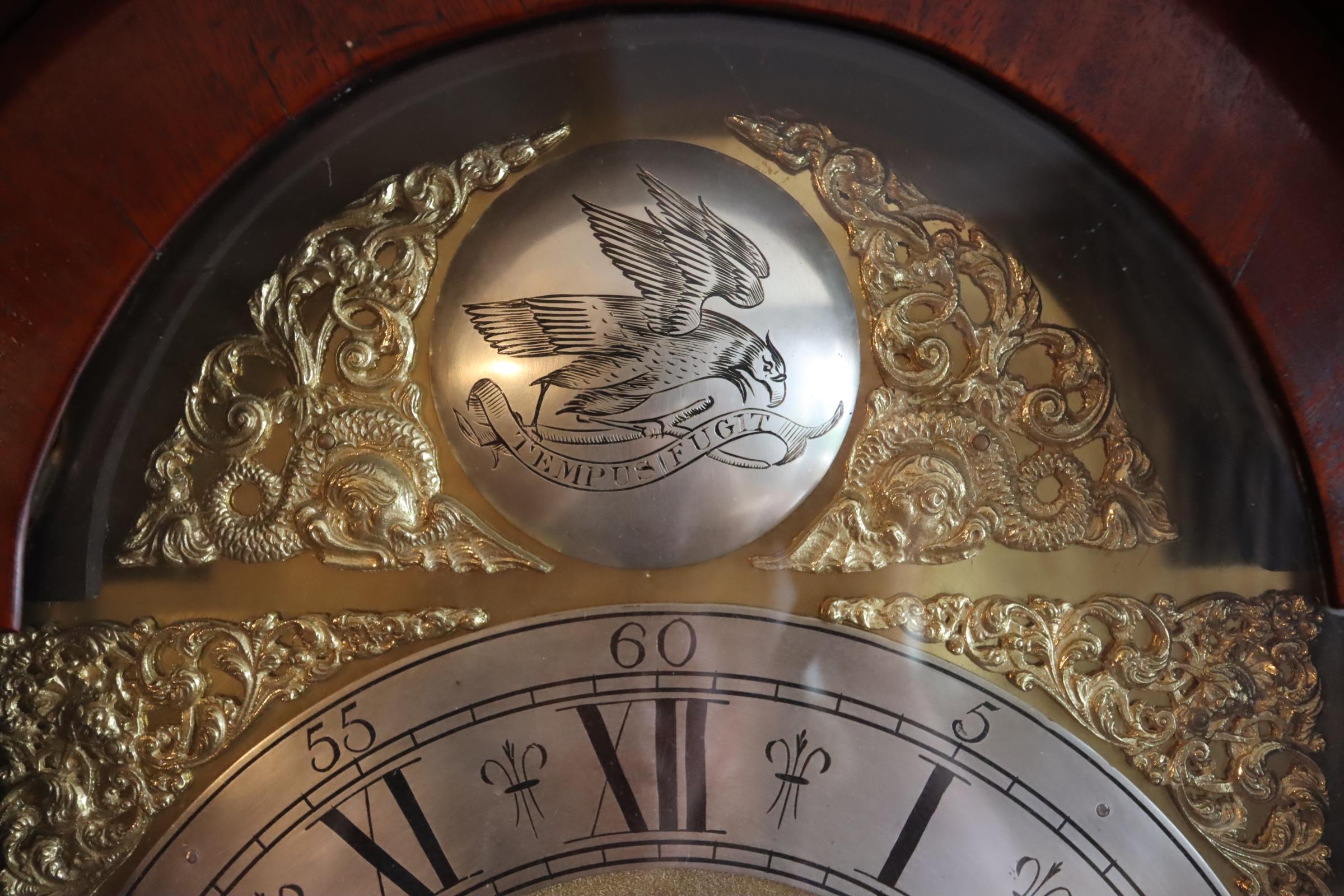 Georgian Mahogany Striking Longcase Clock George III In Good Condition For Sale In Lincoln, GB