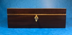 Georgian Mahogany Table Box, Dating Back to circa 1820