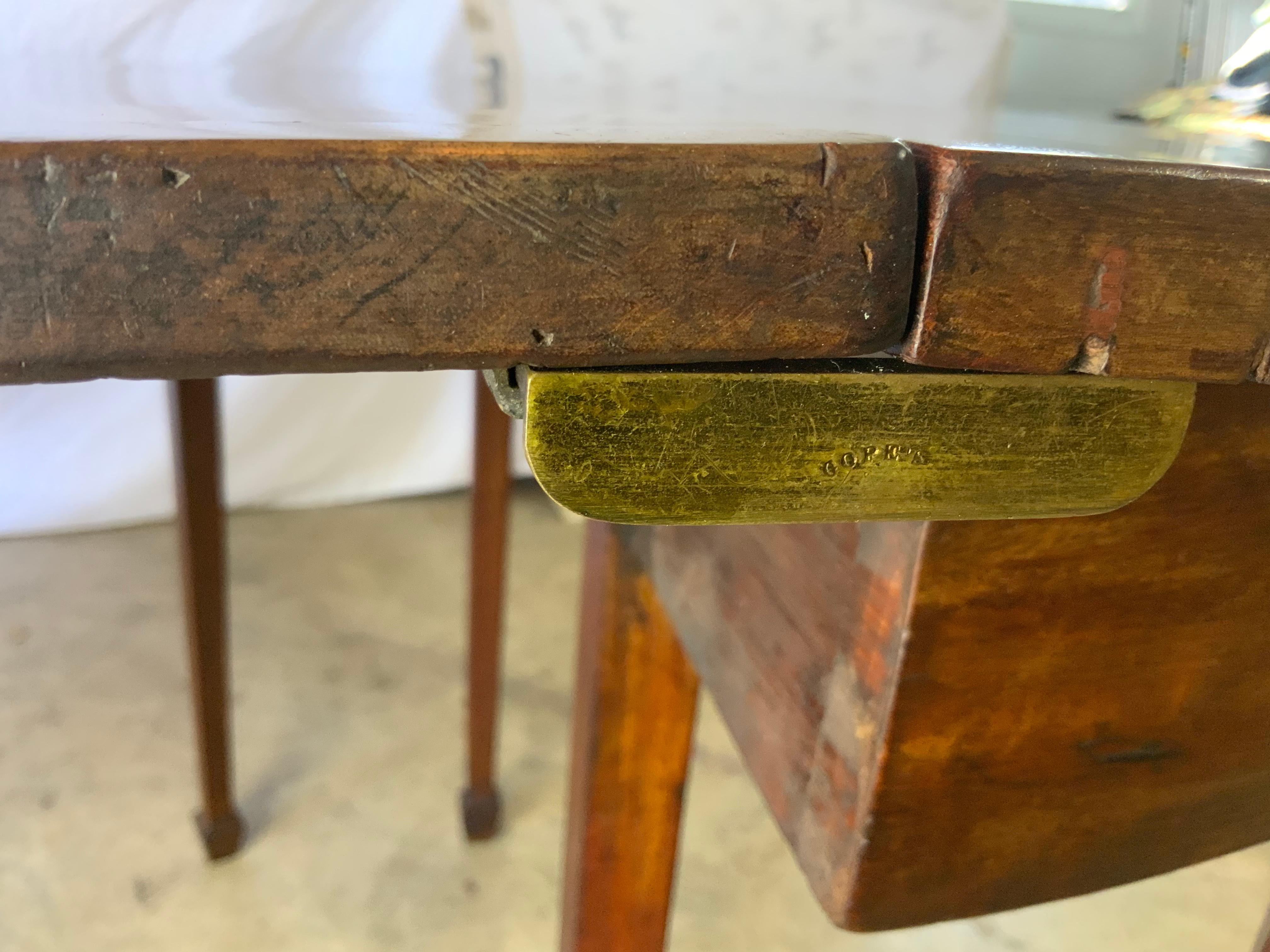 Georgian Mahogany Three Piece Dining Table 6