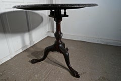Georgian Mahogany Tilt-Top Table, Bird Cage Wine Table
