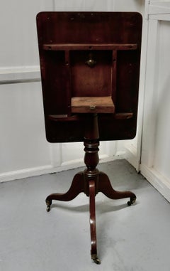 Georgian Mahogany Tilt-Top Wine Table