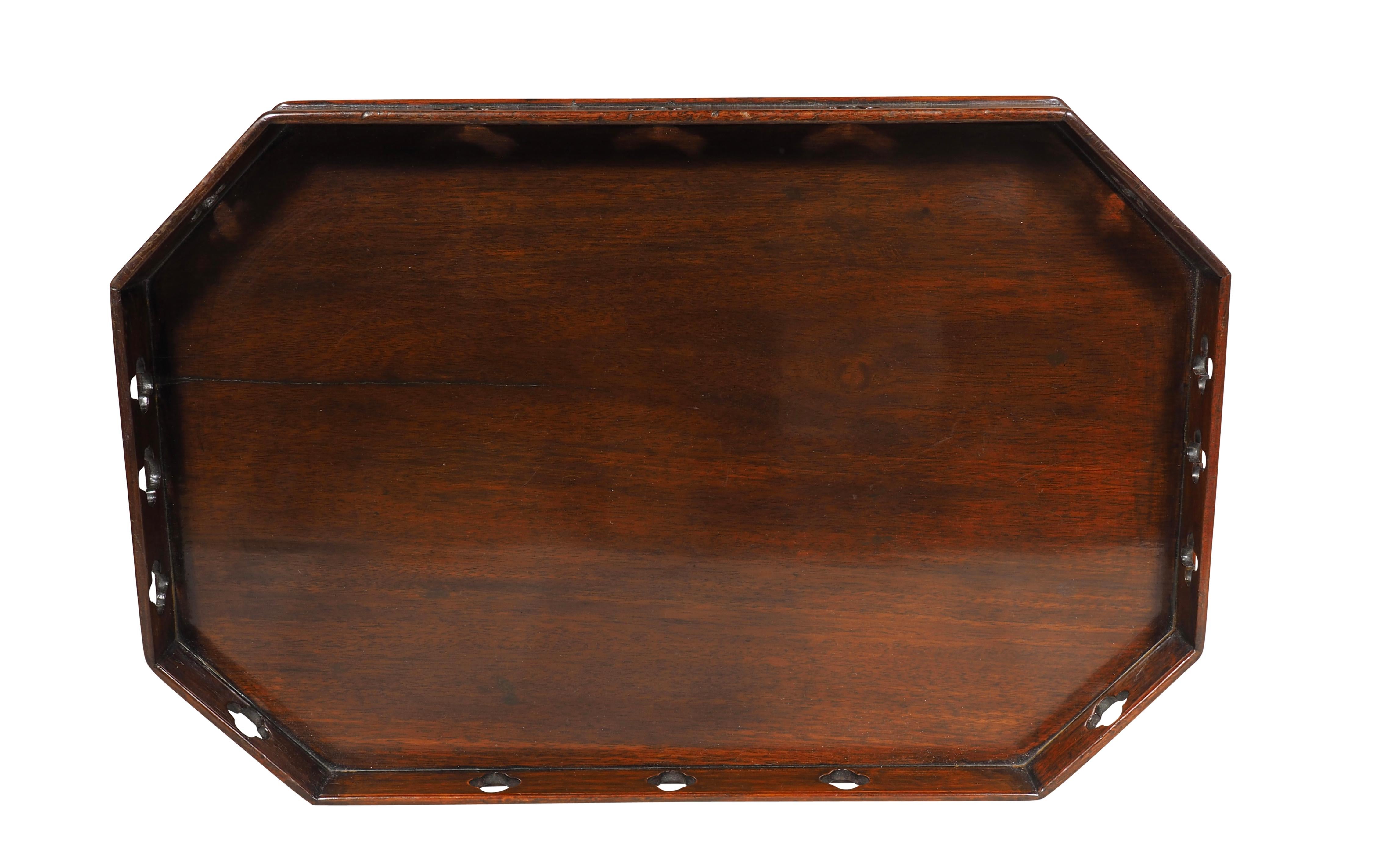 Late 18th Century Georgian Mahogany Tray