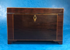 Georgian Mahogany Twin Lidded Caddy