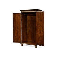 Georgian Mahogany Wardrobe Armoire