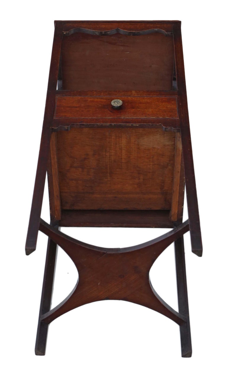 Mahogany Washstand Bedside Table at 1stDibs
